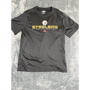 NFL Steelers Mens Large Black Team Apparel T-Shirt Short Sleeve